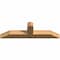 Ekena Millwork Portland Smooth Timber Gable Bracket, Western Red Cedar, 36"W x 10"H x 3 1/2"D x 3 1/2"F, 7/12 Pitch GBW036X10X0404POR00SWR - alternate 3